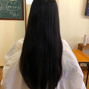 気になるヘアドネーション後のスタイルは・・・☆