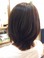 赤味を抑えた落ち着いたアッシュ・外ハネミディアム☆