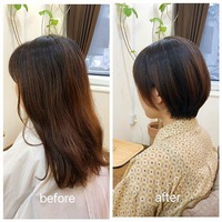 20代　スタイルチェンジ・ショートボブ☆