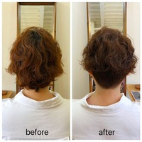 40代　クセを活かしたおしゃれショート☆BEFORE&AFTER有