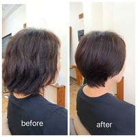 50代　クセや広がる髪でも収まるショート☆