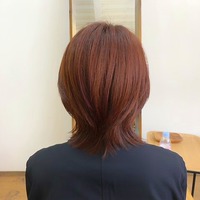 30代　クセを活かした韓国風ウルフ（BEFORE取り忘れました、、、）