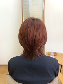 30代　クセを活かした韓国風ウルフ（BEFORE取り忘れました、、、）