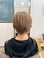 50代　白髪ぼかし明るめショート✩（BEFORE撮り忘れました）